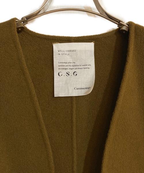 Curensology（カレンソロジー）Curensology (カレンソロジー) カシミヤショートコート ブラウン サイズ:FREEの古着・服飾アイテム