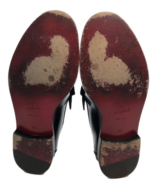 Christian Louboutin（クリスチャン・ルブタン）Christian Louboutin (クリスチャン・ルブタン) NO PENNY TASSEL FLAT ブラック サイズ:41の古着・服飾アイテム