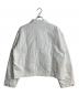 H BEAUTY&YOUTH (エイチ ビューティー&ユース) デニム ジップジャケット ホワイト サイズ:Ｌ：25000円