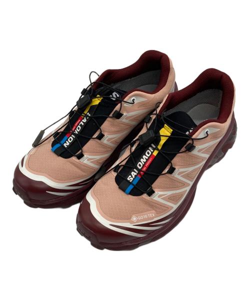 SALOMON（サロモン）SALOMON (サロモン) XT-6 GTX ボルドー×ピンク サイズ:24.5㎝の古着・服飾アイテム