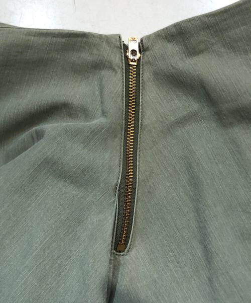 MADISON BLUE（マディソンブルー）MADISON BLUE (マディソンブルー) マキシフレアスカート カーキ サイズ:Ｍの古着・服飾アイテム