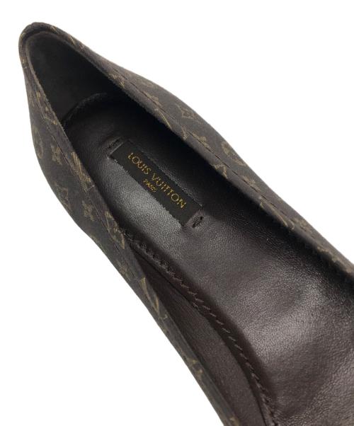 LOUIS VUITTON（ルイ ヴィトン）LOUIS VUITTON (ルイ ヴィトン) モノグラムミニランバレエシューズ ブラウン サイズ:38の古着・服飾アイテム