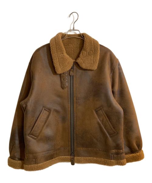 JOURNAL STANDARD（ジャーナルスタンダード）JOURNAL STANDARD (ジャーナルスタンダード) フェイクムートン B3 ブラウン サイズ:Ｌの古着・服飾アイテム