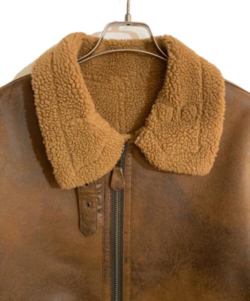 JOURNAL STANDARD（ジャーナルスタンダード）JOURNAL STANDARD (ジャーナルスタンダード) フェイクムートン B3 ブラウン サイズ:Ｌの古着・服飾アイテム