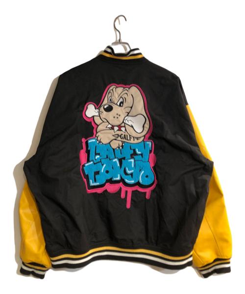 GALFY（ガルフィー）GALFY (ガルフィー) わんわん落書きスタジャン ブラック サイズ:XLの古着・服飾アイテム