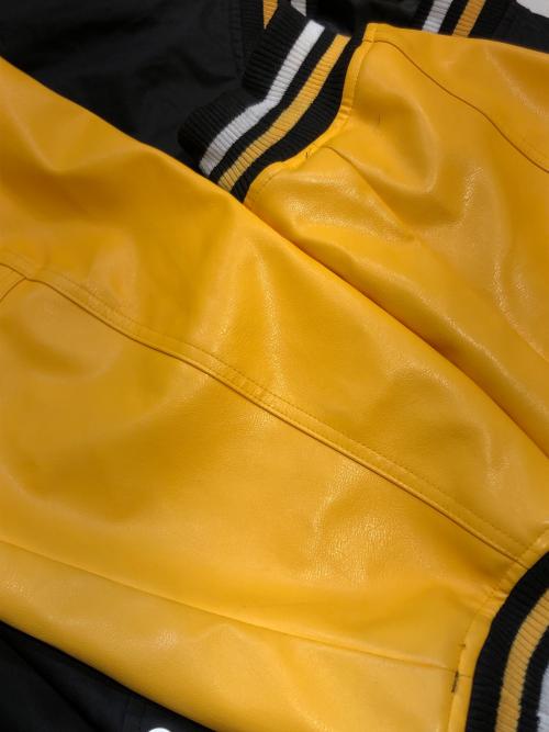 GALFY（ガルフィー）GALFY (ガルフィー) わんわん落書きスタジャン ブラック サイズ:XLの古着・服飾アイテム