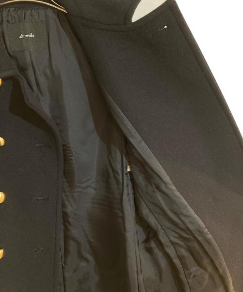 allureville（アルアバイル）allureville (アルアバイル) ショートビーバーオフィサーコート ネイビー サイズ:1の古着・服飾アイテム