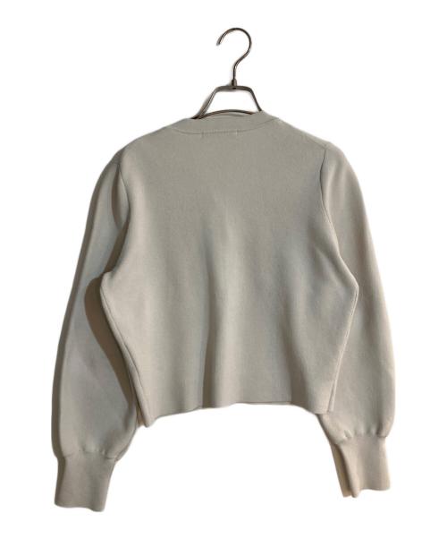 ANAYI（アナイ）ANAYI (アナイ) コットンポリエステルビジューカーディガン グレー サイズ:38の古着・服飾アイテム