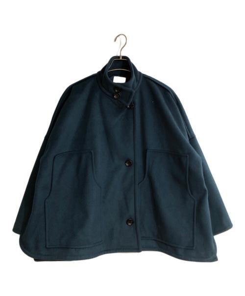 UNOF（ユノフ）UNOF (ユノフ) ウールコート ブルー サイズ:FREEの古着・服飾アイテム