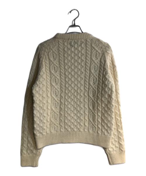 Peregrine（ペレグリン）PEREGRINE (ペレグリン) ケーブルニット ベージュ サイズ:Ｍの古着・服飾アイテム