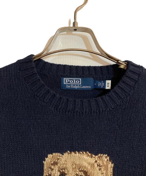POLO RALPH LAUREN（ポロ・ラルフローレン）POLO RALPH LAUREN (ポロ・ラルフローレン) ポロベアニット ネイビー サイズ:Mの古着・服飾アイテム