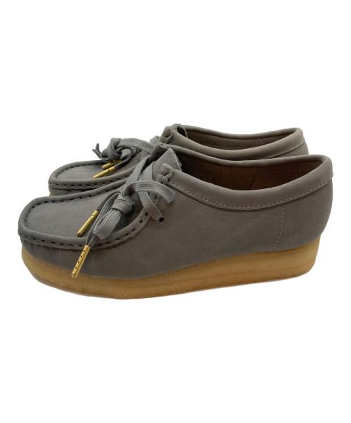 CLARKS（クラークス）CLARKS (クラークス) Wallabee Boot グレー サイズ:23の古着・服飾アイテム
