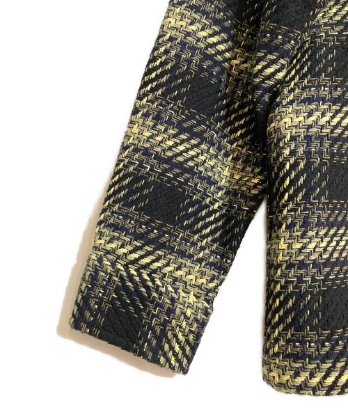 WAX LONDON（ワックスロンドン）WAX LONDON (ワックスロンドン) WHITING OVERSHIRT | HUTTON CHECK ブラック サイズ:Ｌの古着・服飾アイテム