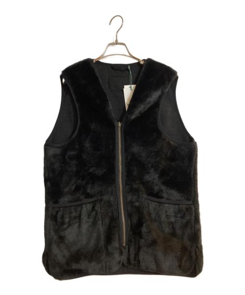 Barbour（バブアー）Barbour (バブアー) フロントジップ ファー ライナー ブラック サイズ:40 未使用品の古着・服飾アイテム