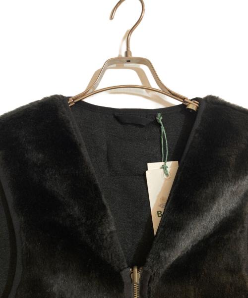 Barbour（バブアー）Barbour (バブアー) フロントジップ ファー ライナー ブラック サイズ:40 未使用品の古着・服飾アイテム