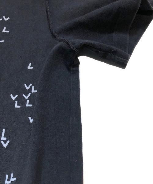 LOUIS VUITTON（ルイ ヴィトン）LOUIS VUITTON (ルイ ヴィトン) 22AW LVスプレッドエンブロイダリーTシャツ ブラック サイズ:Ｌの古着・服飾アイテム