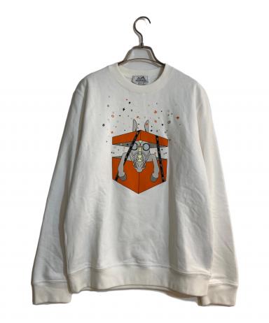 中古・古着通販】HERMES (エルメス) クルーネックスウェット