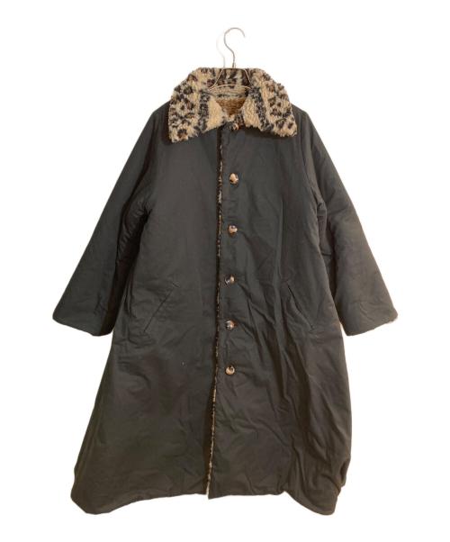 77circa（ナナナナサーカ）77circa (ナナナナサーカ) リバーシブルボアコート ブラウン サイズ:不明の古着・服飾アイテム