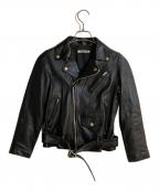 beautiful peopleビューティフルピープル）の古着「シンプルライダースジャケット」｜ブラック