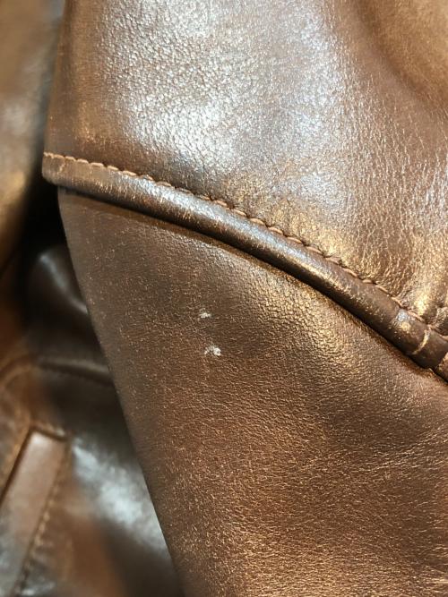 bpr BEAMS（ビーピーアールビームス）bpr BEAMS (ビーピーアールビームス) ホースハイドレザースポーツジャケット ブラウン サイズ:Ｓの古着・服飾アイテム