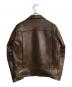 bpr BEAMS (ビーピーアールビームス) ホースハイドレザースポーツジャケット ブラウン サイズ:Ｓ：16000円