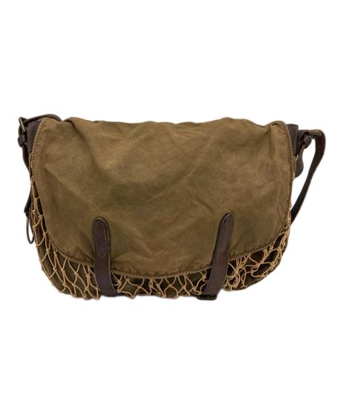 POLO RALPH LAUREN（ポロ・ラルフローレン）POLO RALPH LAUREN (ポロ・ラルフローレン) オールドオイルドフィッシングバッグ ブラウンの古着・服飾アイテム