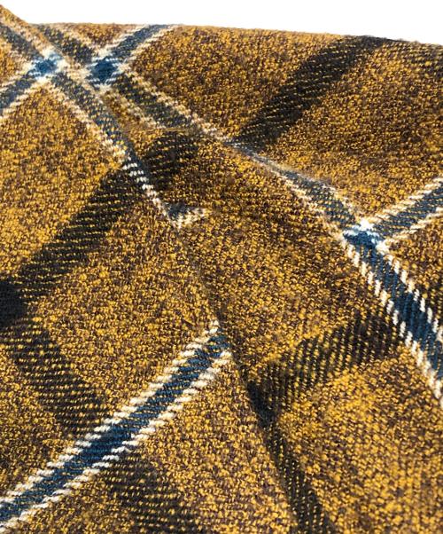 ROBERTO COLLINA（ロベルトコリーナ）ROBERTO COLLINA (ロベルトコリーナ) チェックダブルショートコート イエロー サイズ:Ｓの古着・服飾アイテム