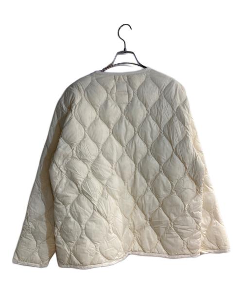 TAION（タイオン）TAION (タイオン) PUBLUX (パブリュクス) 別注マフラー付きミリタリーダウン アイボリー サイズ:Ｌの古着・服飾アイテム