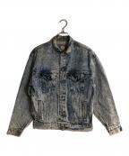 LEVI'Sリーバイス）の古着「ケミカルウォッシュデニムトラッカージャケット」｜インディゴ
