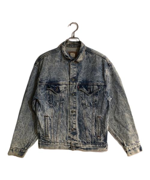 LEVI'S（リーバイス）LEVI'S (リーバイス) ケミカルウォッシュデニムトラッカージャケット インディゴ サイズ:XLの古着・服飾アイテム