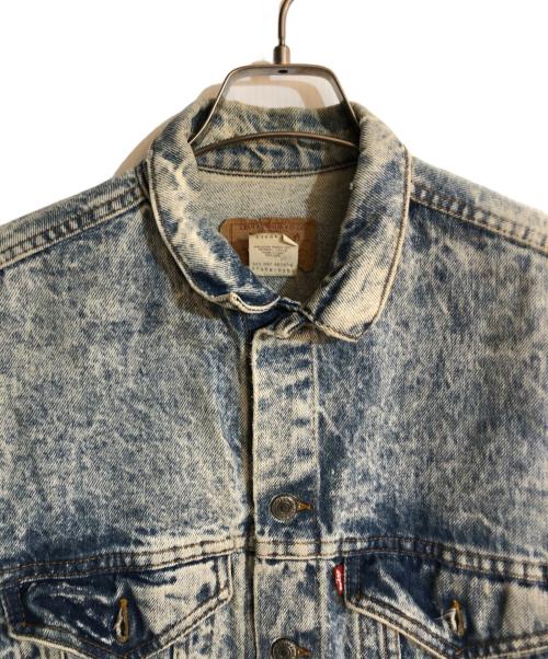 LEVI'S（リーバイス）LEVI'S (リーバイス) ケミカルウォッシュデニムトラッカージャケット インディゴ サイズ:XLの古着・服飾アイテム