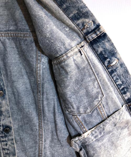 LEVI'S（リーバイス）LEVI'S (リーバイス) ケミカルウォッシュデニムトラッカージャケット インディゴ サイズ:XLの古着・服飾アイテム