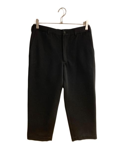 BLACK COMME des GARCONS（ブラックコムデギャルソン）BLACK COMME des GARCONS (ブラックコムデギャルソン) 7分丈パンツ ブラック サイズ:Mの古着・服飾アイテム