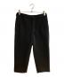 BLACK COMME des GARCONS（ブラックコムデギャルソン）の古着「7分丈パンツ」｜ブラック