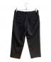 BLACK COMME des GARCONS (ブラックコムデギャルソン) 7分丈パンツ ブラック サイズ:M：7000円