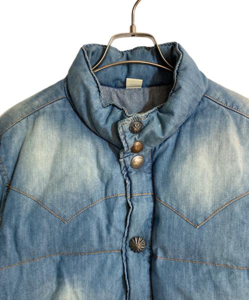 Ron Herman（ロンハーマン）Ron Herman (ロンハーマン) コンチョボタン デニムダウンジャケット インディゴ サイズ:Ｌの古着・服飾アイテム