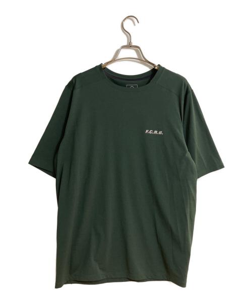 F.C.R.B.（エフシーレアルブリストル）F.C.R.B. (エフシーレアルブリストル) TECH S/S TRAIL TOP グリーン サイズ:Sの古着・服飾アイテム