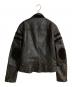 ARMANI EXCHANGE (アルマーニ エクスチェンジ) レザーライダースジャケット ブラック サイズ:S：23000円