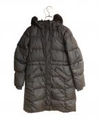 COACHコーチ）の古着「Cロゴ ダウンコート」｜ブラック