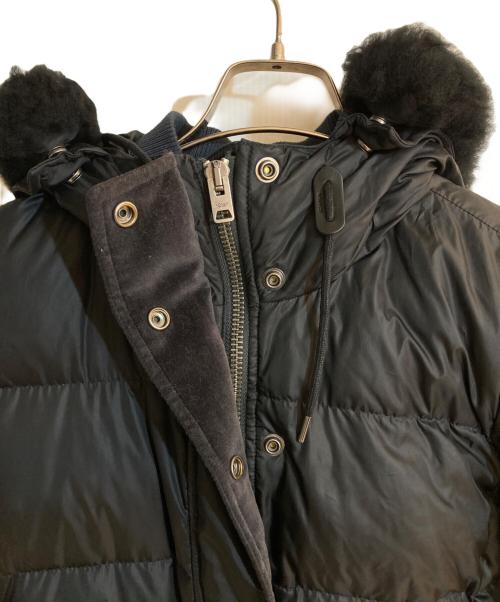 COACH（コーチ）COACH (コーチ) Cロゴ ダウンコート ブラック サイズ:Ｓの古着・服飾アイテム