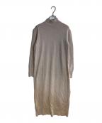 theory luxeセオリーリュクス）の古着「ハイネックニットワンピース」｜ブラウン