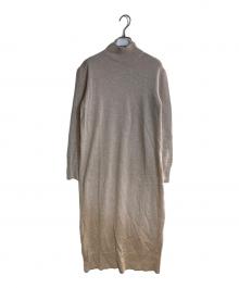 theory luxe（セオリーリュクス）の古着「ハイネックニットワンピース」｜ブラウン