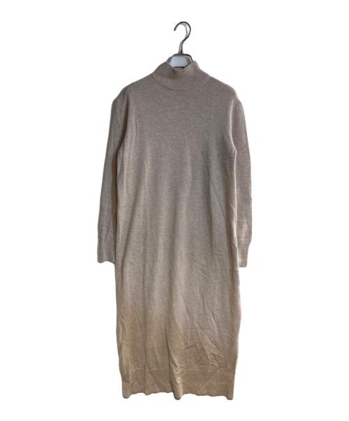 theory luxe（セオリーリュクス）theory luxe (セオリーリュクス) ハイネックニットワンピース ブラウン サイズ:38の古着・服飾アイテム