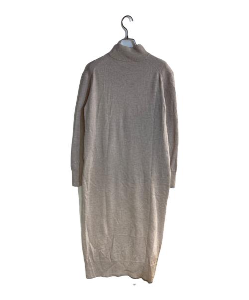 theory luxe（セオリーリュクス）theory luxe (セオリーリュクス) ハイネックニットワンピース ブラウン サイズ:38の古着・服飾アイテム