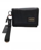 PORTERポーター）の古着「3つ折り財布」｜ブラック