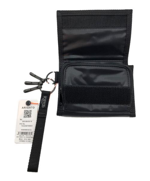 PORTER（ポーター）PORTER (ポーター) 3つ折り財布 ブラック 未使用品の古着・服飾アイテム