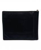 PRADAプラダ）の古着「サフィアーノマネークリップ」｜ブラック