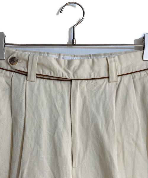 UMIT BENAN（ウミットベナン）UMIT BENAN (ウミットベナン) コットンリネングルカトラウザーパンツ ベージュ サイズ:46の古着・服飾アイテム