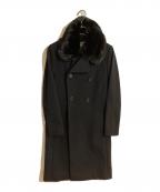 PRADA SPORTSプラダスポーツ）の古着「ファー付コート」｜ブラック