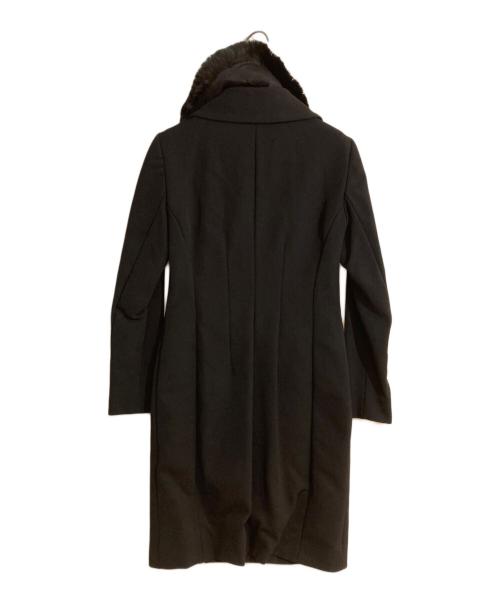 PRADA SPORTS（プラダスポーツ）PRADA SPORTS (プラダスポーツ) ファー付コート ブラック サイズ:40の古着・服飾アイテム